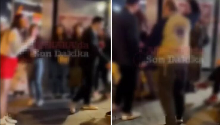 Alkollü şahsın genç kıza söyledikleri, durağı karıştırdı