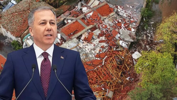 Depremin vurduğu Sındırgı’da son durum! Bakan Yerlikaya ilçe merkezinden anlattı