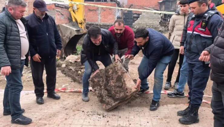 Site inşaatında topraktan çıkanları görenler gözlerine inanamadı