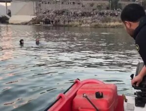Terliğini almak isterken Dicle Nehri’ne düşen Ahmet’i arama çalışması başlatıldı