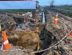 Toprak kaydı, işçiler göçük altında kaldı