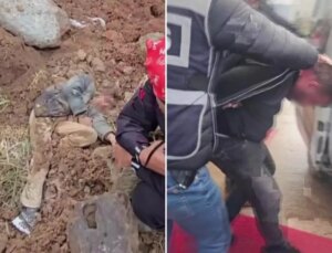 Vicdansız dayı diri diri toprağa gömdüğü yeğenini arama çalışmalarına katılmış