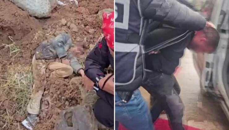 Vicdansız dayı diri diri toprağa gömdüğü yeğenini arama çalışmalarına katılmış