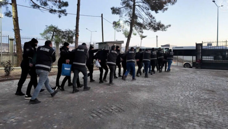 Adıyaman’da organize suç örgütlerine operasyon: 14 tutuklama