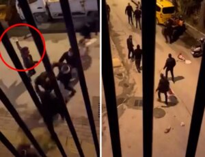 Alanya’da bıçaklı ve zincirli kavga kamerada: 7 gözaltı