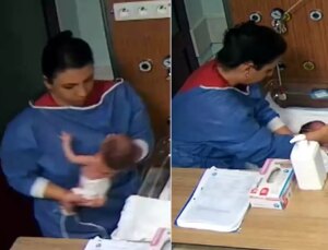 Cani hemşirenin yeni görüntüsü ortaya çıktı! Bir bebeğe daha aynısını yapmış