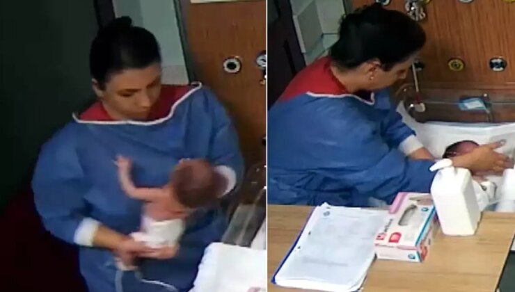 Cani hemşirenin yeni görüntüsü ortaya çıktı! Bir bebeğe daha aynısını yapmış