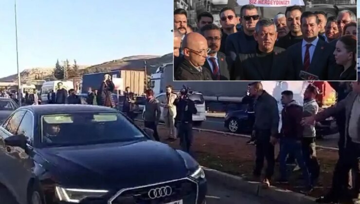 Deprem bölgesinde CHP lideri Özel’e soğuk duş: Bir grup tarafından yuhalandı