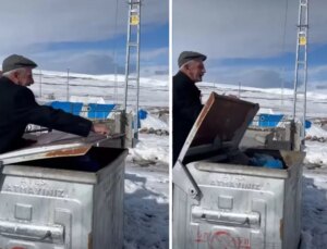 Görüntü Türkiye’nin bir ucundan! Çöp kutusunun kapağını açınca…