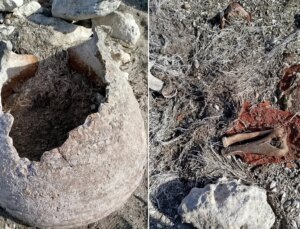 Su çekildi, küplerden insan kemikleri fışkırdı