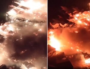 Ülke cehennemi yaşadı! Yüzlerce ev dakikalar içinde küle döndü