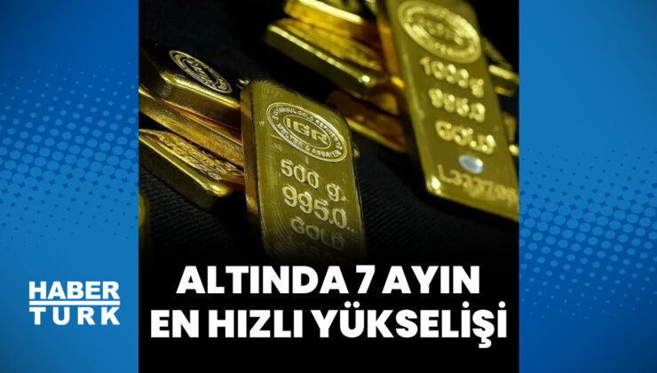 Altın ağustosta 7 ayın en güçlü aylık yükselişini gerçekleştirdi