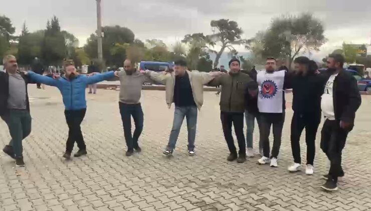 İmbat işçilerinin yürüyüşü 5. gününde Kırkağaç’ta jandarma barikatıyla durdu