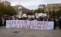 Priştine’de kadın cinayetleri protestosunda adalet ve hükümet binalarına boya atıldı